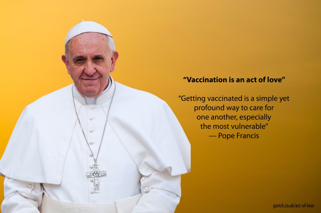 Vaccines are an act of love